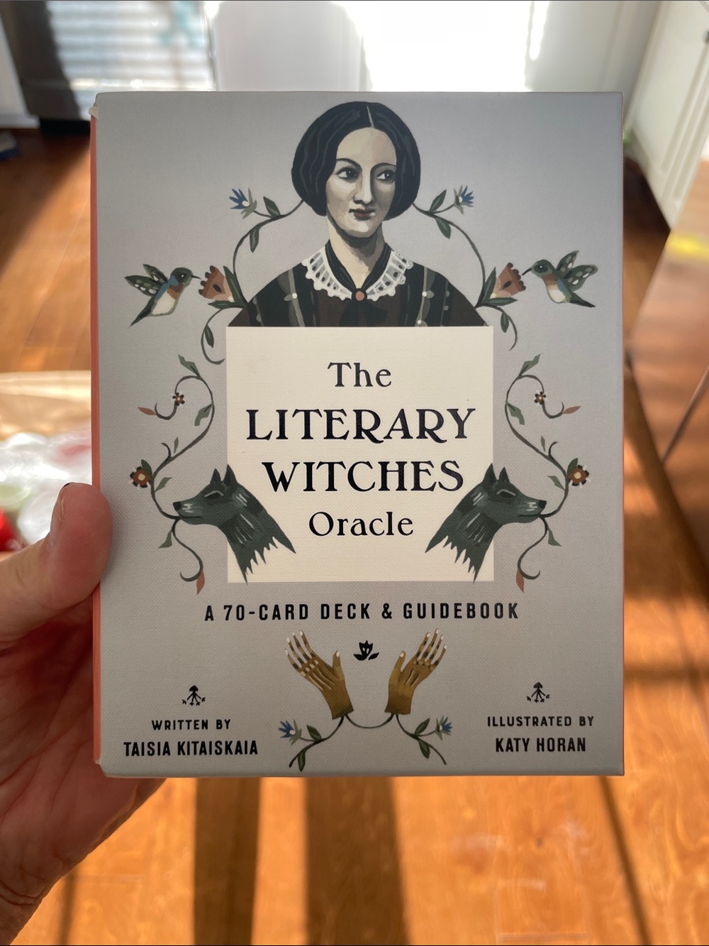 The Literary Witches Oracle Deck - Illustrated Box and 27-oz tumbler.